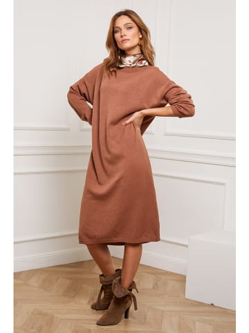 Joséfine Gebreide jurk "Estudiente" camel