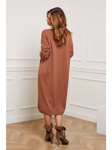 Joséfine Gebreide jurk "Estudiente" camel