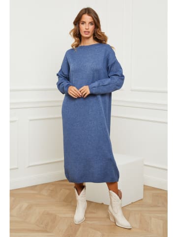 Joséfine Gebreide jurk "Fastidius" blauw