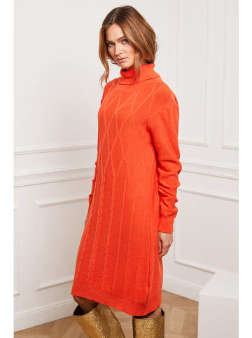 Joséfine Strickkleid "Felicidad" in Orange