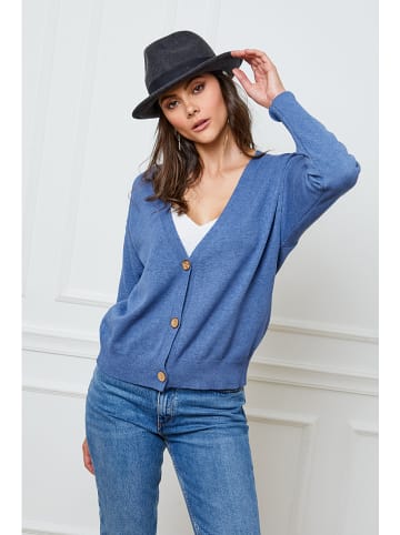 Joséfine Cardigan "Gino" in Blau