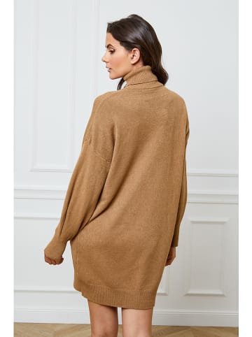 Joséfine Strickkleid "Halof" in Beige