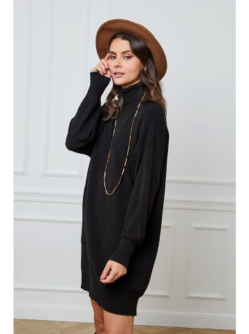 Joséfine Sukienka dzianinowa "Halof" w kolorze czarnym