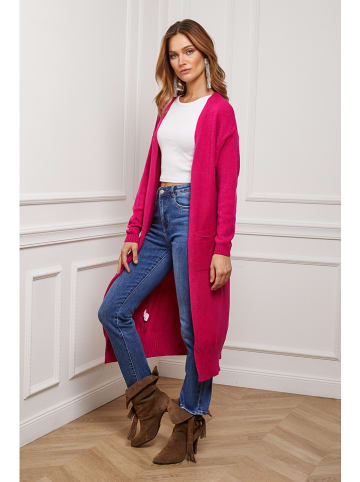 Joséfine Longcardigan "Irissa" in Fuchsia
