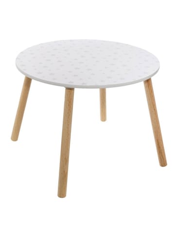 WellHome for Kids Stolik w kolorze białym - wys. 43 x Ø 60 cm