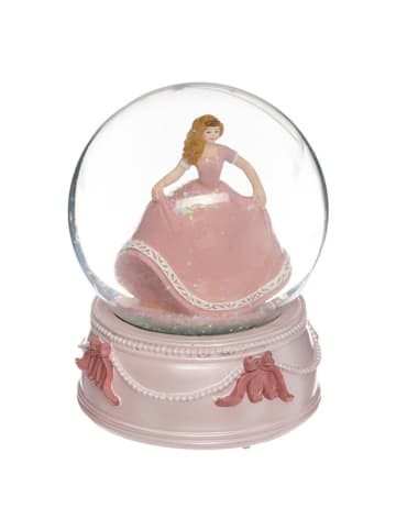WellHome for Kids Schneekugel in Rosa - (H)13,5 x Ø 10 cm