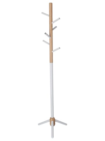 WellHome for Kids Wieszak stojący w kolorze jasnobrązowo-białym - wys. 176 x Ø 28 cm