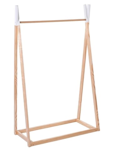 WellHome for Kids Kleiderständer in Kiefer/ Weiß - (B)78 x (H)126 x (T)38 cm