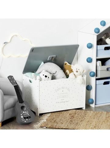 WellHome for Kids Spielzeugtruhe in Weiß - (B)58 x (H)38 x (T)37,5 cm