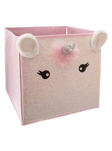 WellHome for Kids Pudełko w kolorze jasnoróżowym - 29 x 39,5 x 29 cm