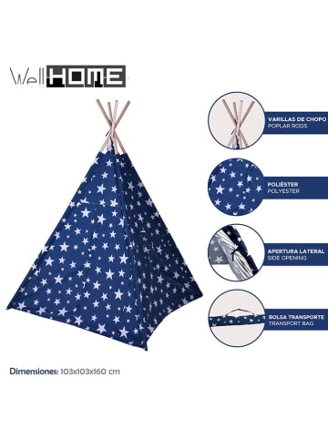 WellHome for Kids Spielzelt in Dunkelblau - ab Geburt
