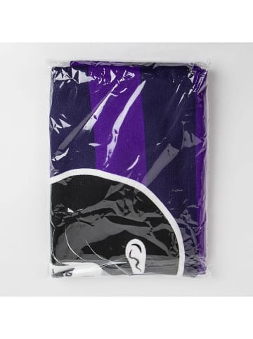 Wednesday Strandtuch "Wednesday" in Lila/ Schwarz