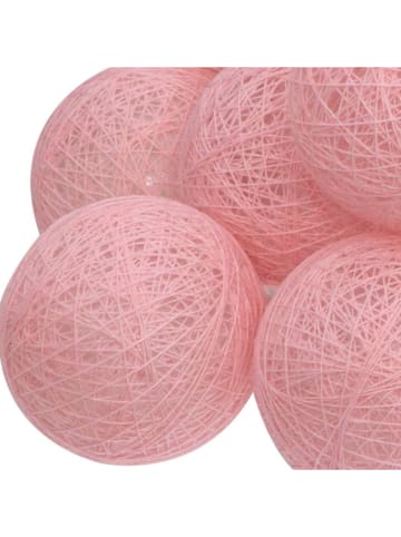 WellHome for Kids LED-Grilande in Rosa - (L)165 cm