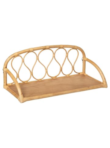 WellHome for Kids Regał ścienny "Retro" w kolorze beżowym - 57 x 24 x 23 cm