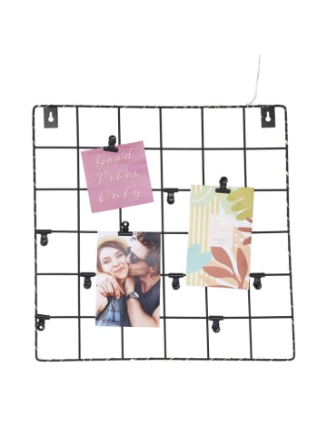 WellHome for Kids LED-Memoboard in Schwarz - (L)36 x (B)36 cm