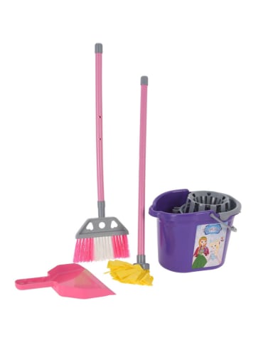 WellHome for Kids 5tlg. Haushaltshelfer-Set in Pink/ Lila - ab 3 Jahren