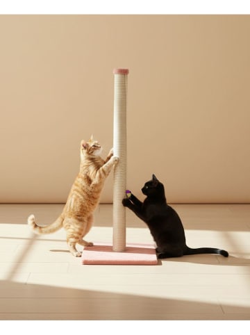 Paws&Whiskers Kratzbaum ''Aero'' in Rosa - (B)37,5 x (H)102 x (T)37,5 cm