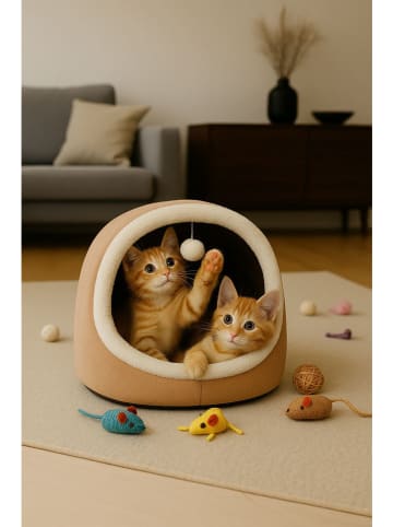 Paws&Whiskers Katzenbett ''Alaska'' in Beige