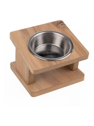 Paws&Whiskers 2tlg. Napfset in Hellbraun - (B)22 x (H)8 x (T)22 cm