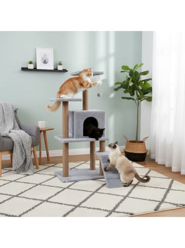 Paws&Whiskers Krabpaal "Arden" grijs - (B)50 x (H)125 x (D)35 cm