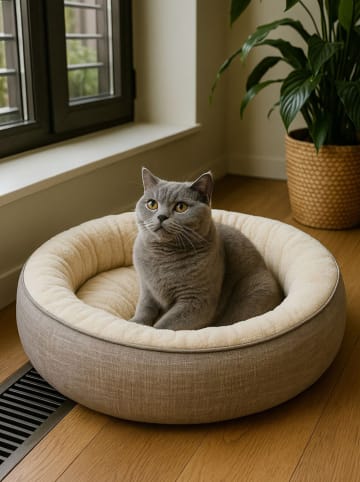 Paws&Whiskers Dierenmand "Bunny" beige/crème