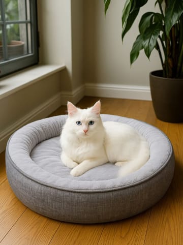 Paws&Whiskers Dierenmand "Bunny" grijs