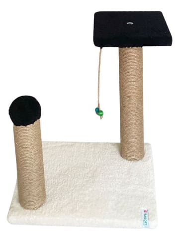 Paws&Whiskers Kratzbaum ''Liza'' in Schwarz - (B)35 x (H)44 x (T)28 cm