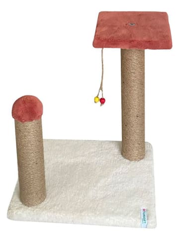 Paws&Whiskers Kratzbaum ''Liza'' in Rosa - (B)35 x (H)44 x (T)28 cm