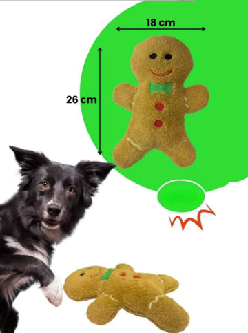 Paws&Whiskers Hondenspeelgoed lichtbruin - (L)26 x (B)18 cm