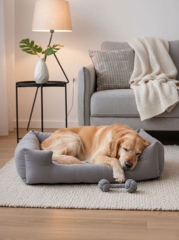 Paws&Whiskers Hundebett "Kare" in Grau