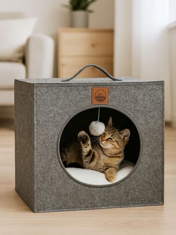 Paws&Whiskers Tierbett in Grau