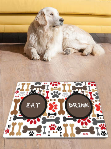 Paws&Whiskers Napfunterlage in Bunt - (L)40 x (B)60 cm
