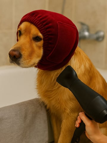 Paws&Whiskers Gehoorbeschermingshoofdband rood