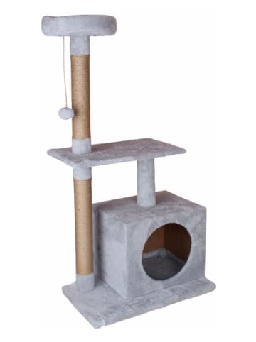 Paws&Whiskers Kratzbaum "Liora" in Grau - (B)50 x (H)106 x (T)35 cm