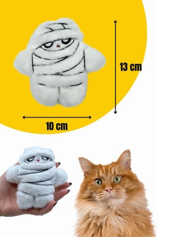 Paws&Whiskers Katzenspielzeug in Weiß - (L)13 x (B)10 cm