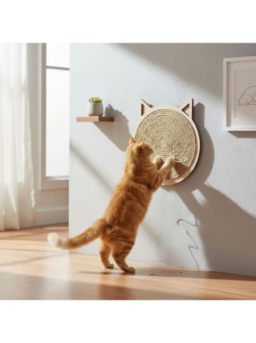 Paws&Whiskers Krabbord lichtbruin - Ø 29 cm