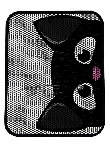 Paws&Whiskers Katzenstreumatte in Grau/ Schwarz - (L)45 x (B)60 cm