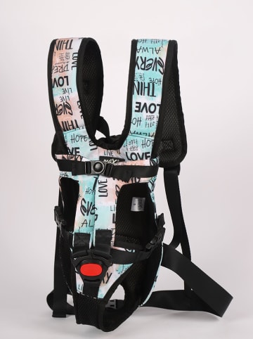 Paws&Whiskers Nosidełko w kolorze czarnym ze wzorem dla zwierząt