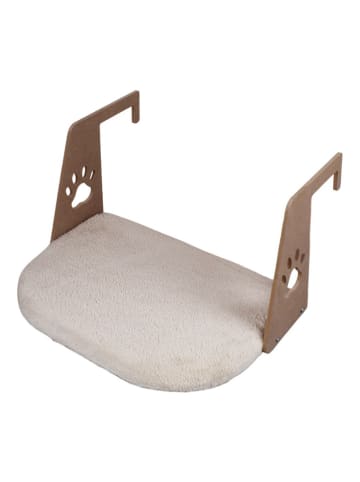 Paws&Whiskers Katzenbett "Riana" in Creme - (L)35 x (B)52 cm