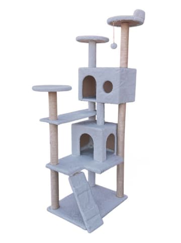 Paws&Whiskers Krabpaal "Siena" grijs - (B)60 x (H)165 x (D)45 cm