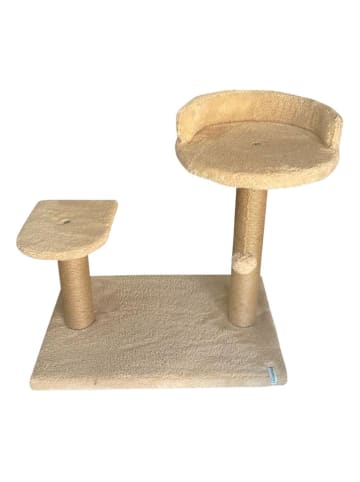 Paws&Whiskers Kratzbaum in Beige - (B)50 x (H)46 x (T)35 cm
