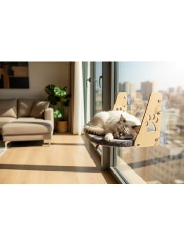 Paws&Whiskers Katzenbett in Grau