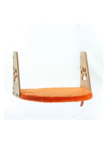 Paws&Whiskers Katzenbett in Orange - (L)28 x (B)47 cm