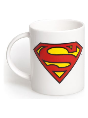 Trendy Kitchen by EXCÉLSA Kubek "Supereroi" w kolorze białym ze wzorem - 300 ml
