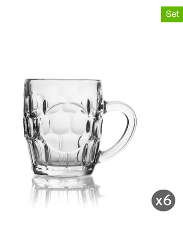 Trendy Kitchen by EXCÉLSA 6-delige set: bierglazen "Praga" - 290 ml