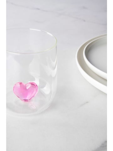 Trendy Kitchen by EXCÉLSA 4er-Set: Gläser "Inside" in Rosa - 450 ml