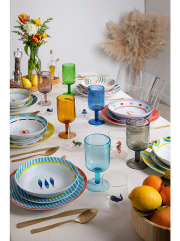 Trendy Kitchen by EXCÉLSA 4-delige set: glazen meerkleurig - 450 ml