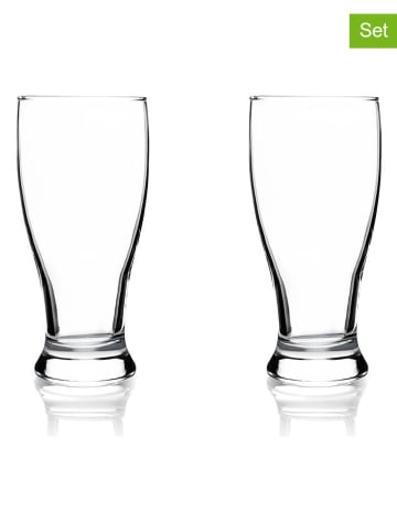 Trendy Kitchen by EXCÉLSA 2er-Set: Biergläser "Stoccarda" - 560 ml