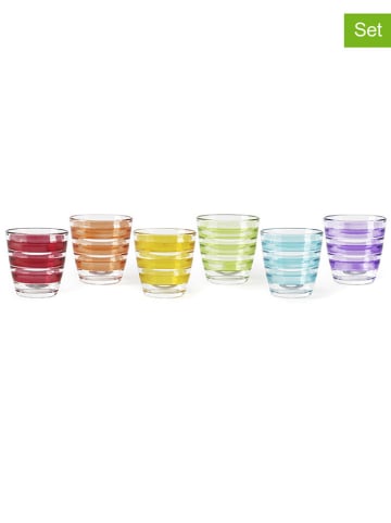 Trendy Kitchen by EXCÉLSA Szklanki (6 szt.) w różnych kolorach - 270 ml