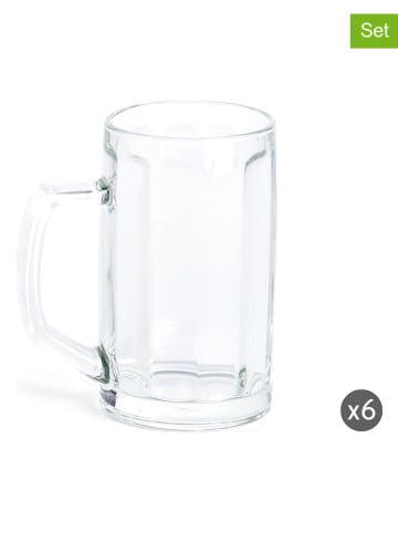 Trendy Kitchen by EXCÉLSA 6er-Set: Biergläser in Transparent - 300 ml